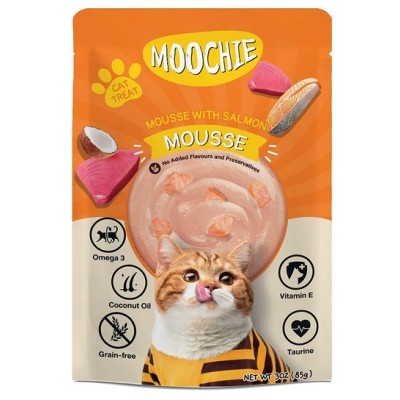 PETS EMPIRE MOOCHIE CAT FOOD MOUSSE WITH SALMON KITTENS 85GM