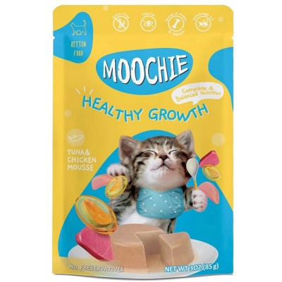 MOOCHIE FOOD GRAVY FOR CATS  HEALTHY GROWTH 85G