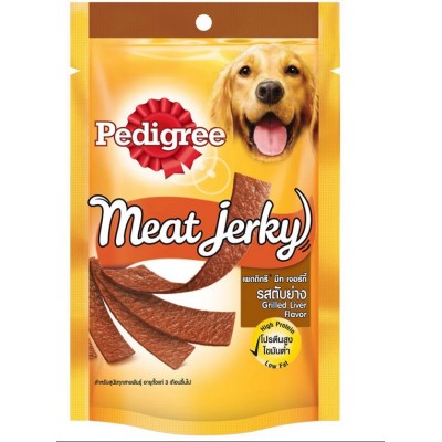 PEDIGREE MEAT JERKY ADULT DOG TREAT  GRILLED LIVER 80G 