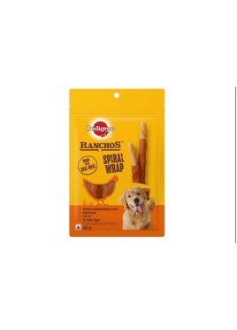 PEDIGREE RANCHOS SPIRAL WRAP CHICKEN AND SMOKEY LAMB DOG TREATS