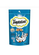 TEMPTATIONS CAT TREAT  SAVOURY SALMON FLAVOUR 85 G