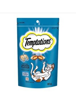 TEMPTATIONS CAT TREAT  SAVOURY SALMON FLAVOUR 85 G