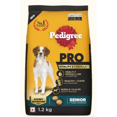 PEDIGREE PROFESSIONAL SENIOR DOG FOOD 1.2KG