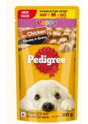 PEDIGREE CHICKEN CHUNKS GRAVY DOG FOOD 130 GM