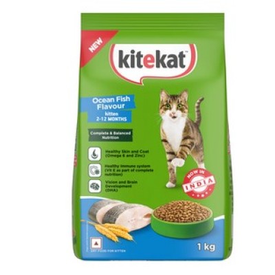 KITEKAT OCEAN FISH KITTEN DRY FOOD 1KG