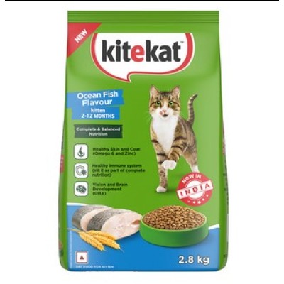 KITEKAT OCEAN FISH KITTEN DRY FOOD 2.8KG