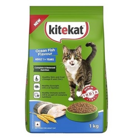 KITEKAT ADULT DRY CAT FOOD OCEAN FISH FLAVOUR 2.8 KG