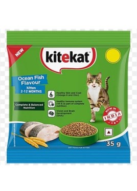 KITEKAT KITTEN DRY CAT FOOD OCEAN FISH FLAVOUR MONTHS 35 G