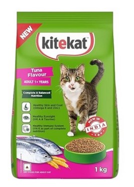 KITEKAT ADULT DRY CAT FOOD TUNA FLAVOUR 1 KG