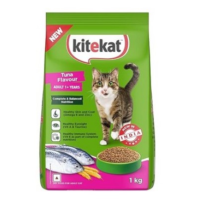 KITEKAT ADULT DRY CAT FOOD TUNA FLAVOUR 1 KG