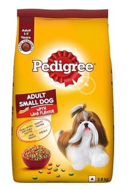 PEDIGREE ADULT SMALL DOG DRY DOG FOOD LAMB AND VEG 2.8 KG