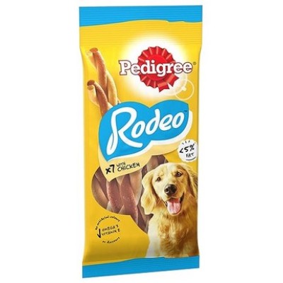 PEDIGREE RODEO DOG TREATS, CHICKEN FLAVOUR 123 G