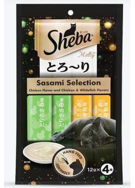 SHEBA SASAMI CHICKEN FLAVOUR CAT 48GM