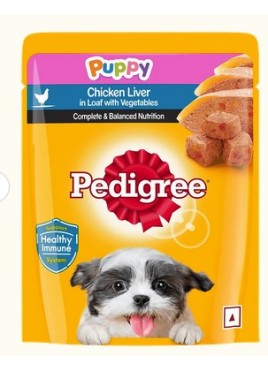 PEDIGREE PUPPY DOG FOOD CHICKEN LIVER LOAF 70GM