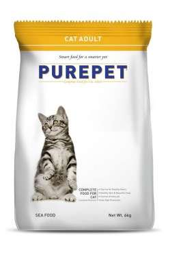 PUREPET ADULT DRY CAT FOOD SEA FOOD FLAVOUR 6 KG