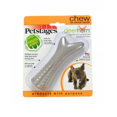 Petstages Deer Horn Chew Dog Toys X-Small 10cm