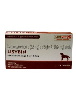Sava Healthcare Lisybin Nutritional Supplement Medium 10 Tablets