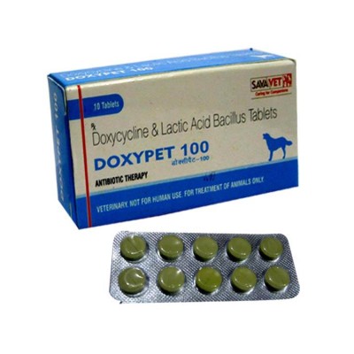 Sava Healthcare Doxycycline Doxypet 100 (10 Tablets)