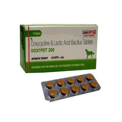 Sava Healthcare Doxycycline Doxypet 200 (10 Tablets)