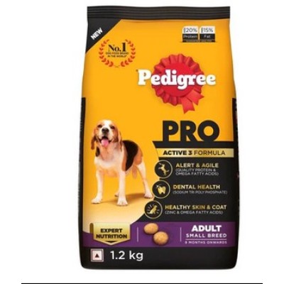 PEDIGREE PRO EXPERT NUTRITION ADULT 3KG DOG DRY FOOD FOR SMALL BREED