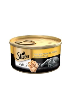 SHEBA DELUXE PREMIUM ADULT CAT FOOD SUCCULENT CHICKEN GRAVY 85G