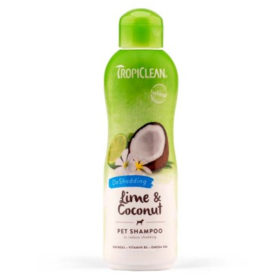 TropiClean Lime and Coconut Pet DeShedding Pet  Shampoo 355 Ml
