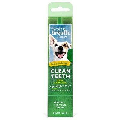 Tropiclean Fresh Breath Clean Teeth Dog Oral Care Gel 59 Ml