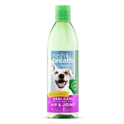 TropiClean Pets Fresh Breath Oral Care Water Additive Plus Hip & Joint 473 ml