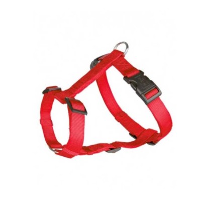 Trixie Classic H-Harness Nylon Strap Fully Adjustable S – M, Red