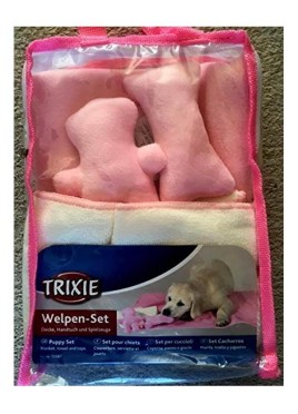 Trixie Puppy Kit With Blanket Pink