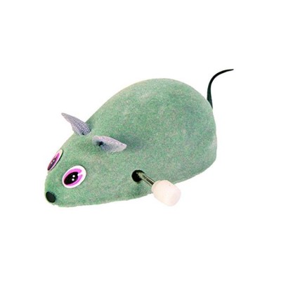 Trixie Plastic Wind Up Felt Mouse Cat Toy 7 cm