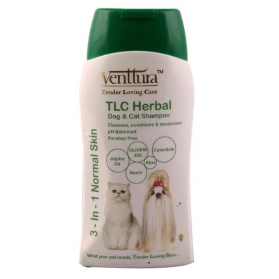 Venttura TLC Herbal Shampoo For Dog and Cat - 200 ml