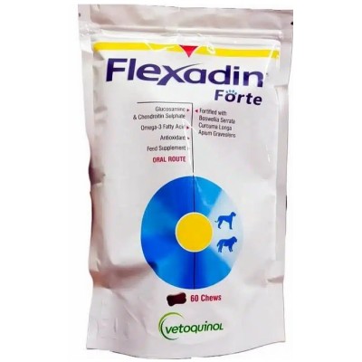 VETOQUINOL FLEXADIN FORTE 60 CHEWS FOR DOGS