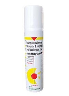 VETOQUINOL ALUSPRAY AWD WOUND CARE SPRAY FOR DOGS AND CATS 75ML