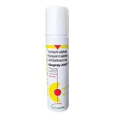 VETOQUINOL ALUSPRAY AWD WOUND CARE SPRAY FOR DOGS AND CATS 75ML