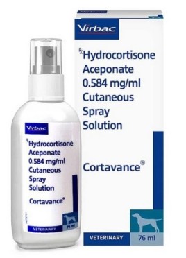 VIRBAC CORTAVANCE SPRAY FOR DOGS 76 ML