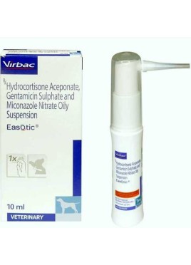 VIRBAC EASOTIC 10ML EAR DROP FOR DOGS