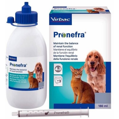 VIRBAC PRONEFRA RENAL FUNCTION SYRUP FOR DOG AND CATS 180ML