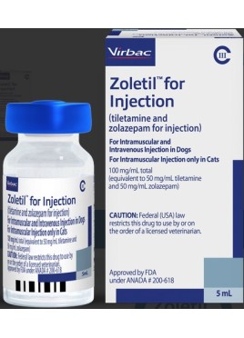 VIRBAC ZOLETIL 50 INJECTION