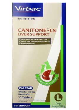 VIRBAC CANITONE LS LIVER SUPPORT LARGE 10TAB