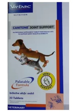 VIRBAC CANITONE JOINT SUPPORT TABLET FOR DOGS AND CATS 30 TAB