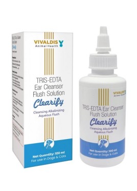 VIVALDIS CLEARIFY TRIS EDTA  EAR CLEANSING SOLUTION FOR DOG 