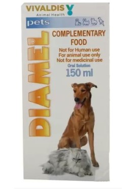 VIVALDIS DIAMEL SYRUP 150ML PET HEALTH 