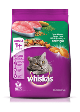 Whiskas Adult Cat Food Tuna Fish 480gm