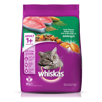 Whiskas Adult Cat Food Tuna Fish 480gm