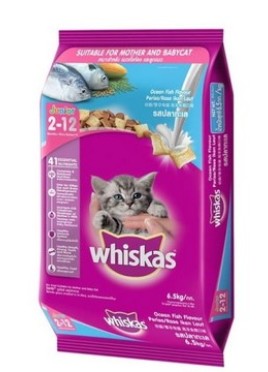 WHISKAS JUNIOR OCFISH MILKY 6.5KG CAT FOOD