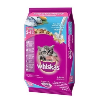 WHISKAS JUNIOR OCFISH MILKY 6.5KG CAT FOOD