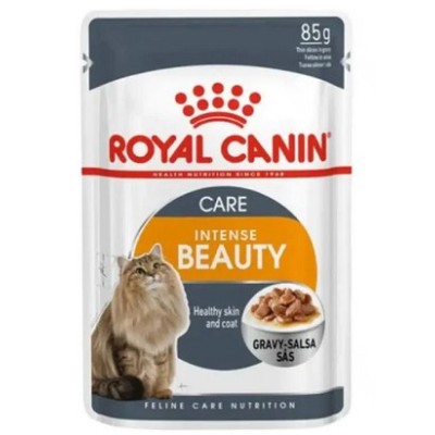 ROYAL CANIN INTENSE BEAUTY ADULT GRAVY 85GM CAT FOOD