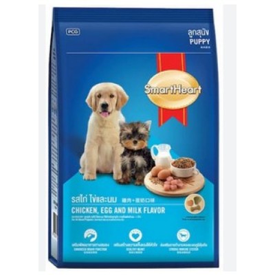 SMART HEART PUPPY CHICKEN EGG AND MILK 500GM FOOD