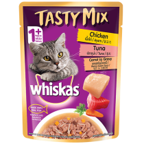 Whiskas®Tasty Mix Chicken Tuna And Carrot In Gravy 70g